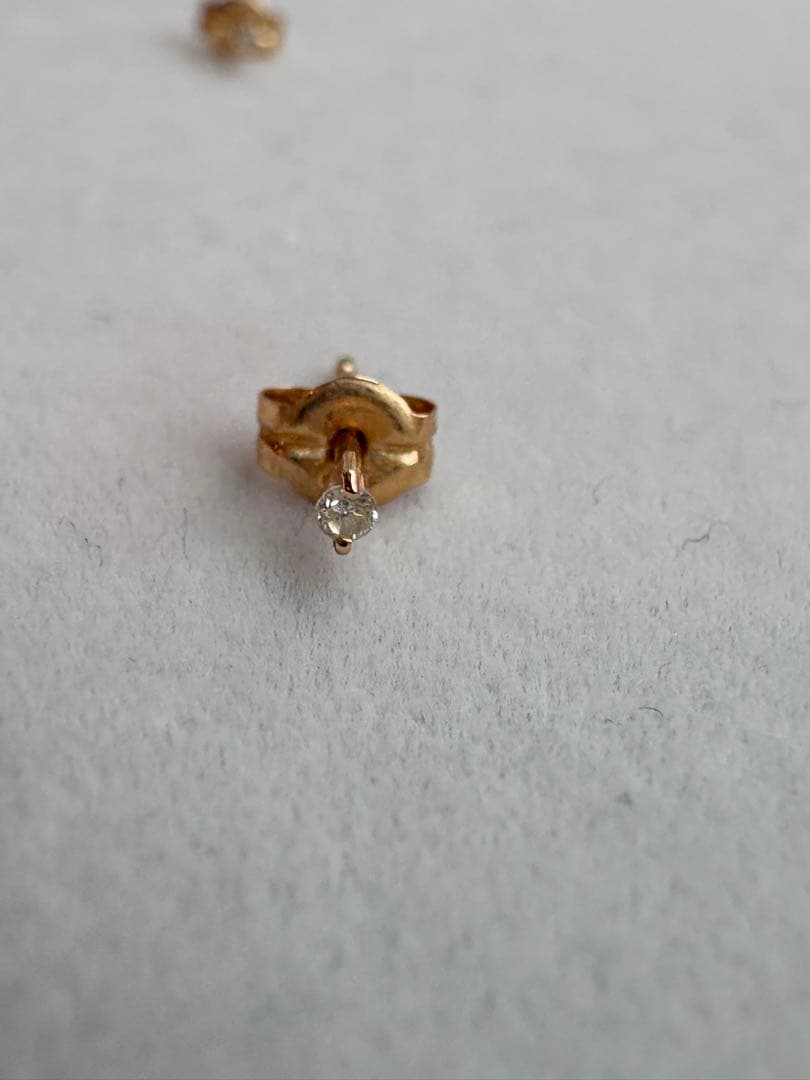 アガット（agate) K18ピアス