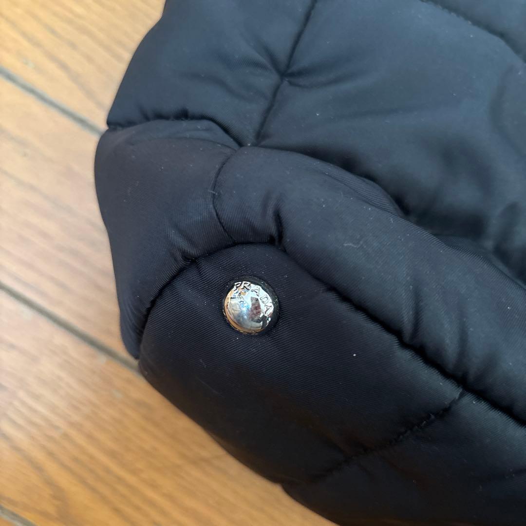 最終お値下げ　プラダ　テスートボンバー　トート　人気　黒