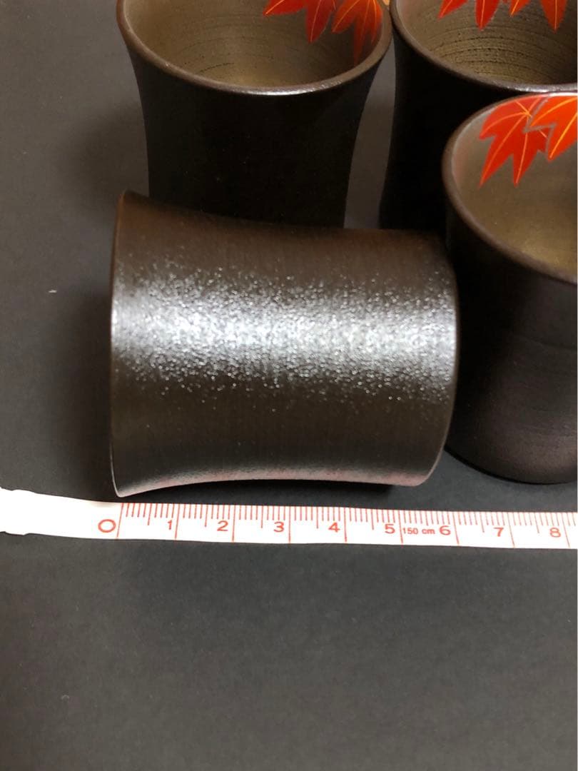 輪島塗　お猪口4個セット