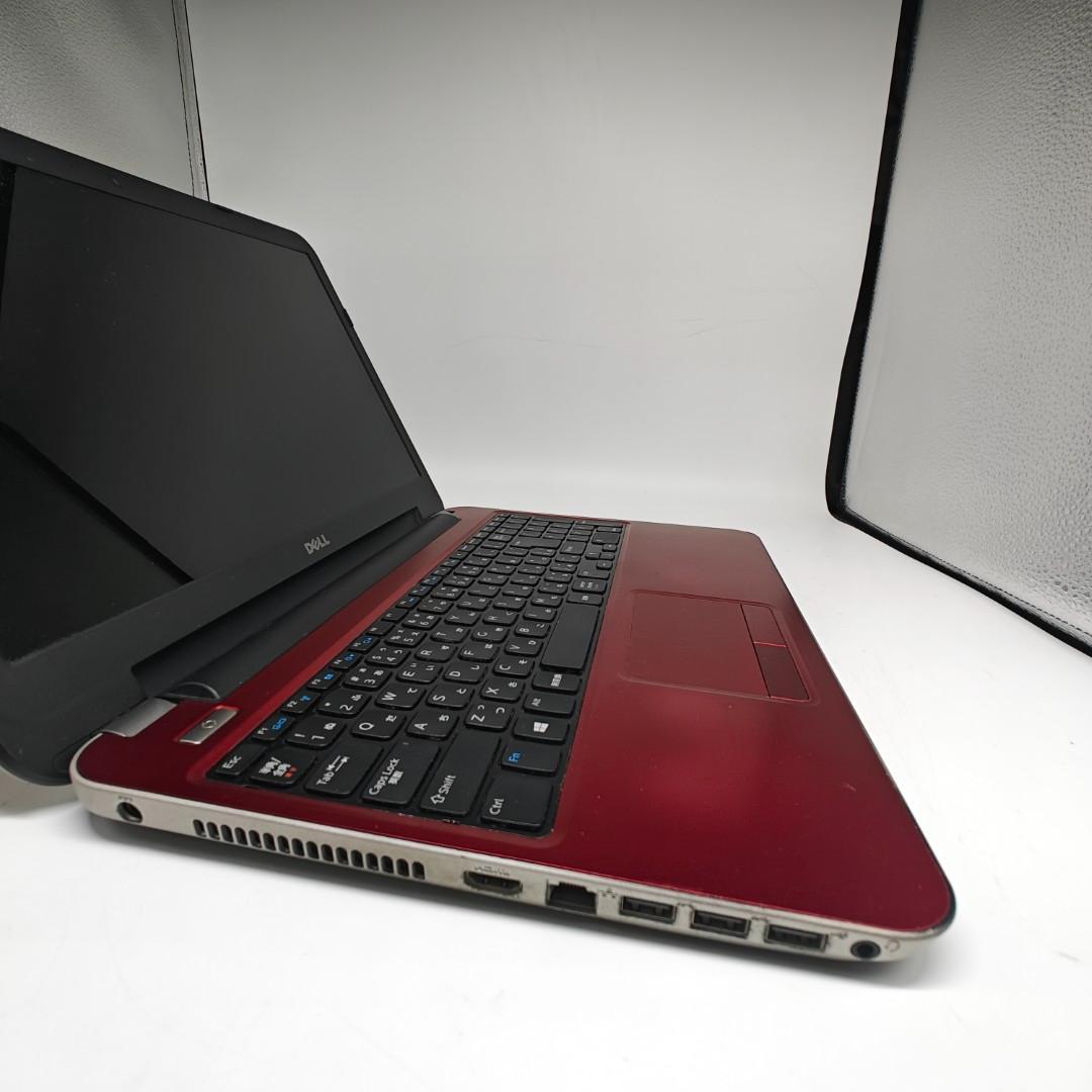 【DELL】高性能i7 SSD256GB 8GB レッド ノートPC