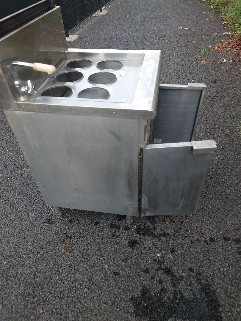 ゆで麺麺器　LPガス　送料込