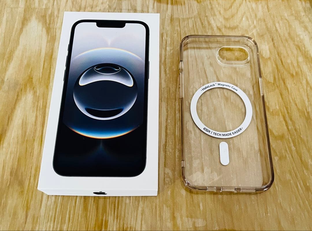 iPhone16e 256GB ブラック 付属品未使用 ケース付き