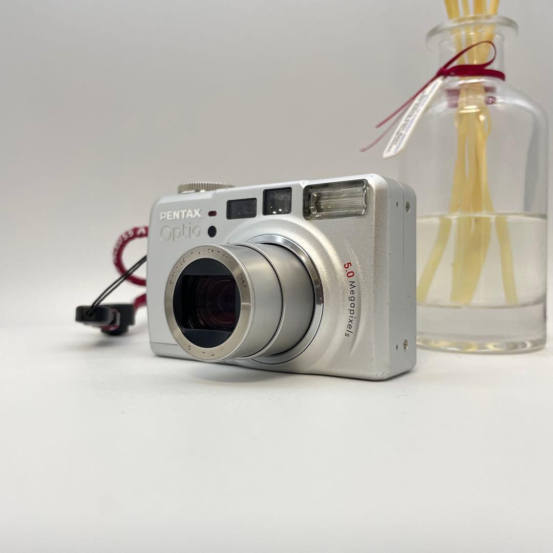 スマホ転送OK✨PENTAX Optio 555✨動作確認済 CCD デジカメ♪
