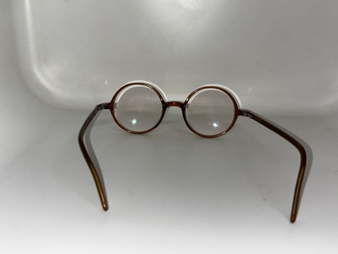 白山眼鏡　ラウンド型　メガネ　眼鏡