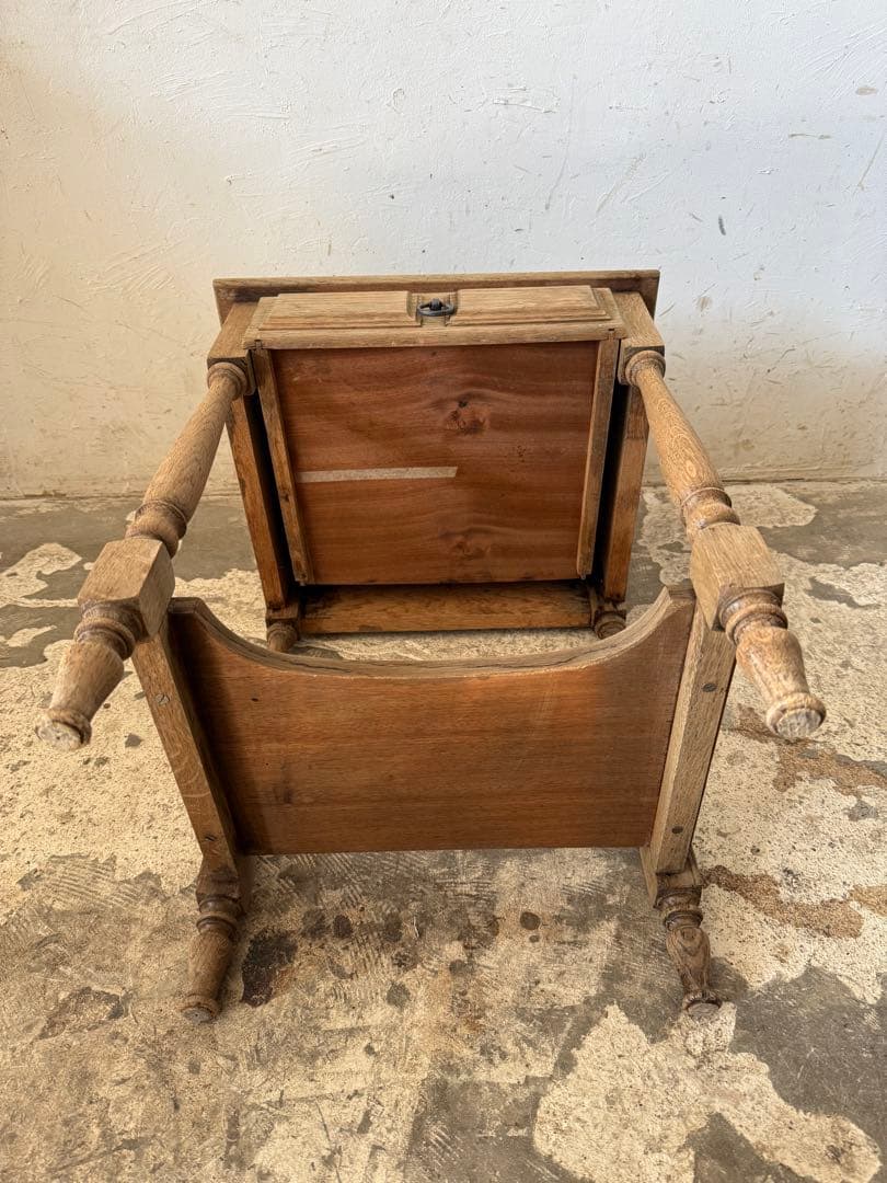 ビンテージ ドロワーサイドテーブル　剥離　no2