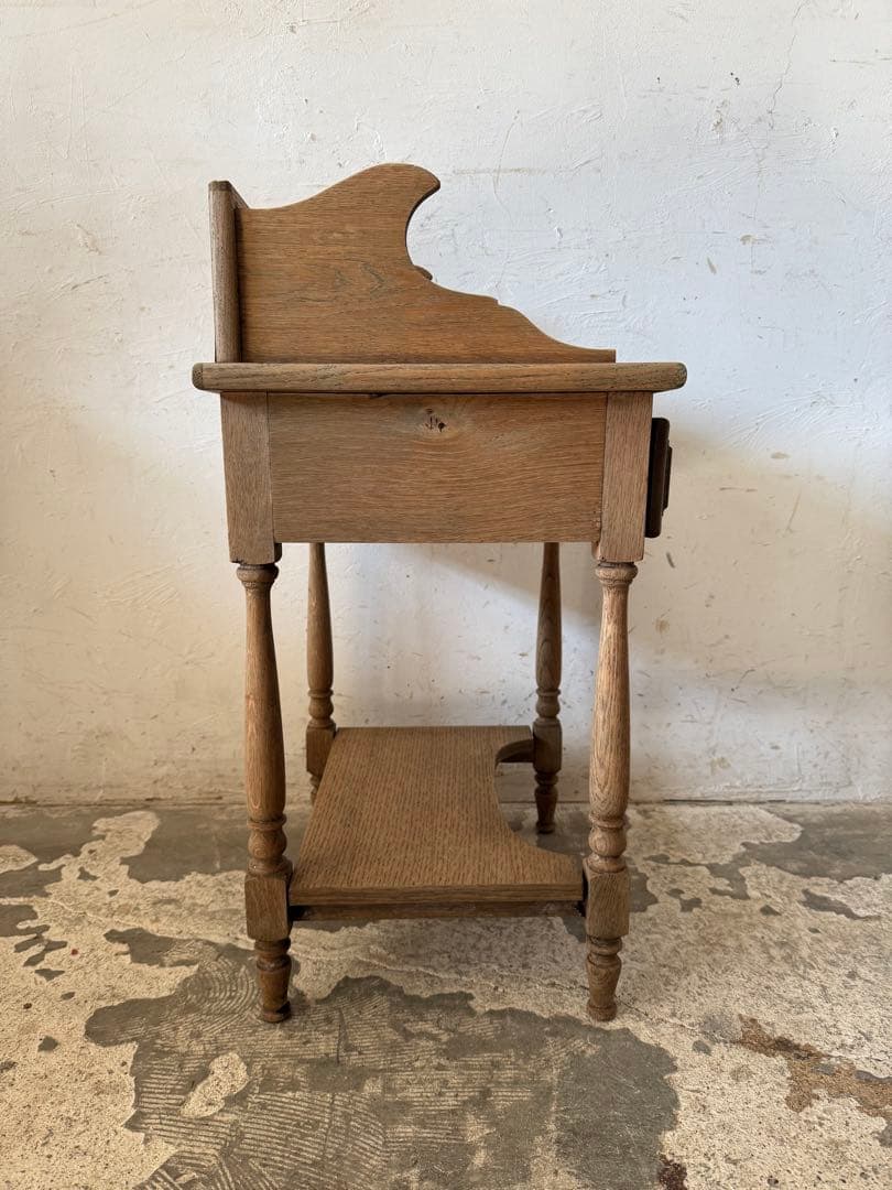 ビンテージ ドロワーサイドテーブル　剥離　no2