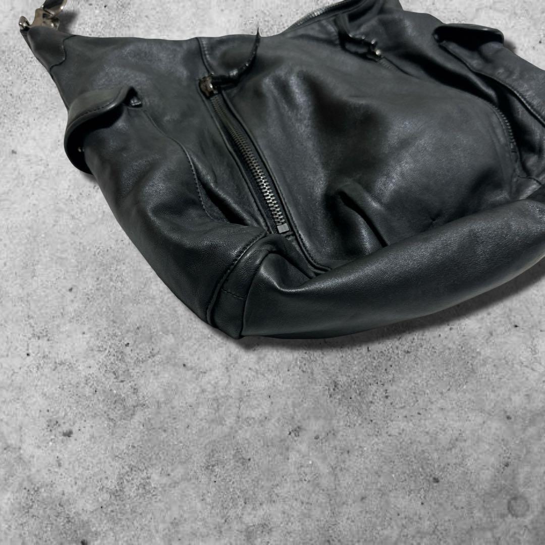 バッグ 00s archive shoulder bag leather grunge