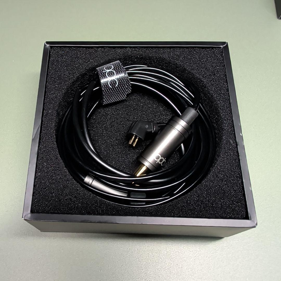イヤホン qdc SUPERIOR Piano Black + 4.4mm Cable