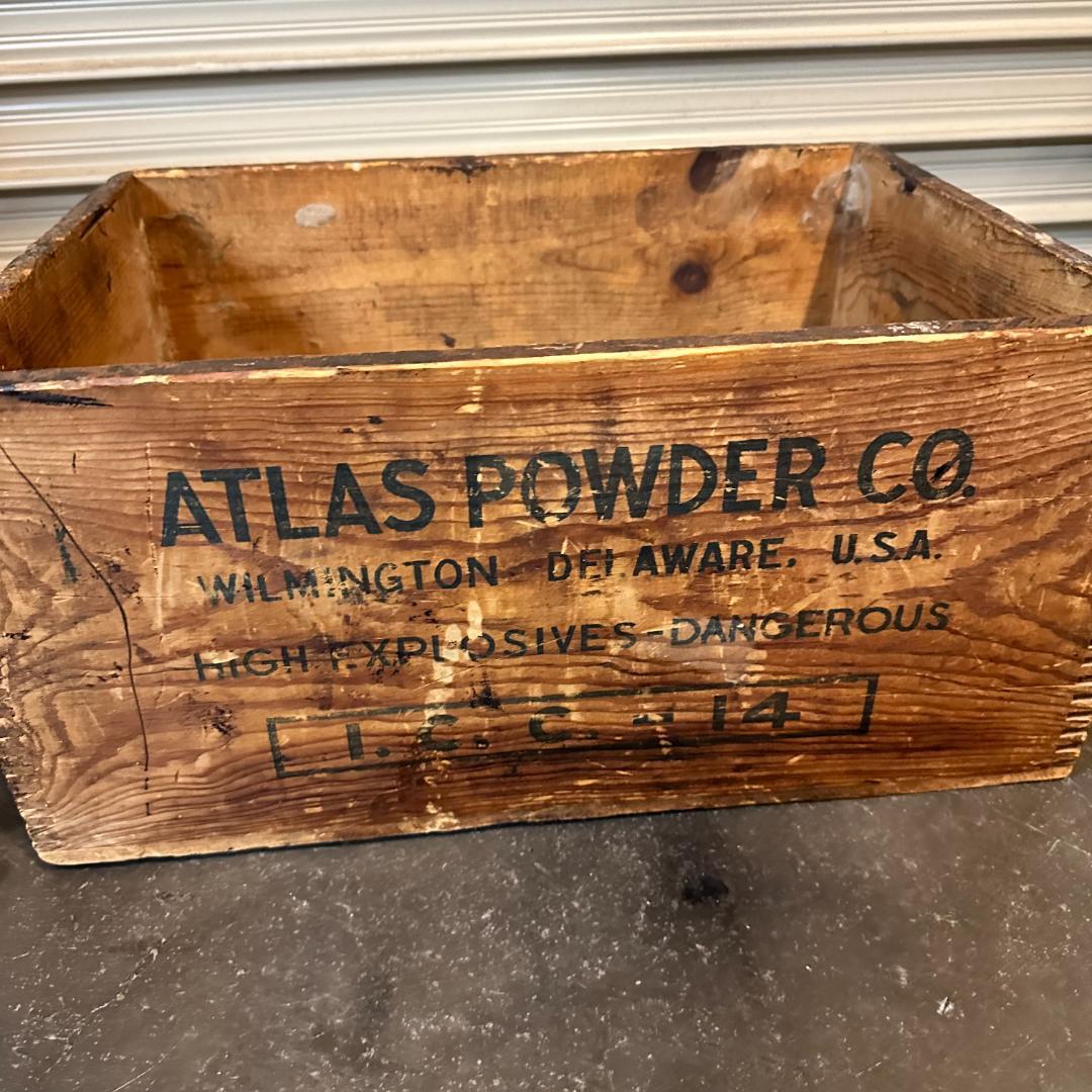 ATLAS POWDERヴィンテージ木箱