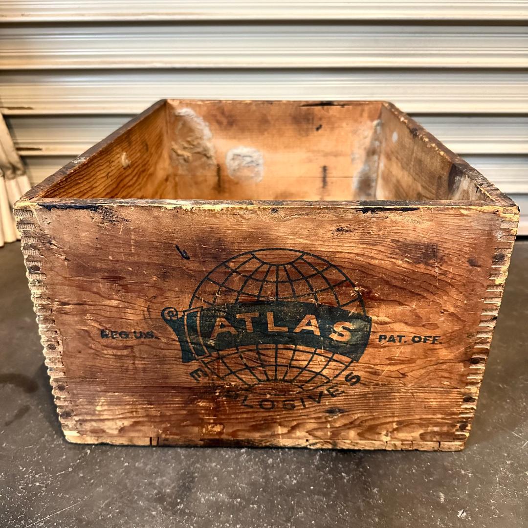 ATLAS POWDERヴィンテージ木箱