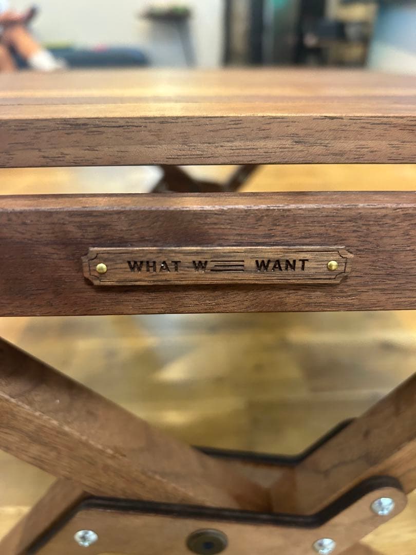 WHAT W WANT ロールトップテーブル小