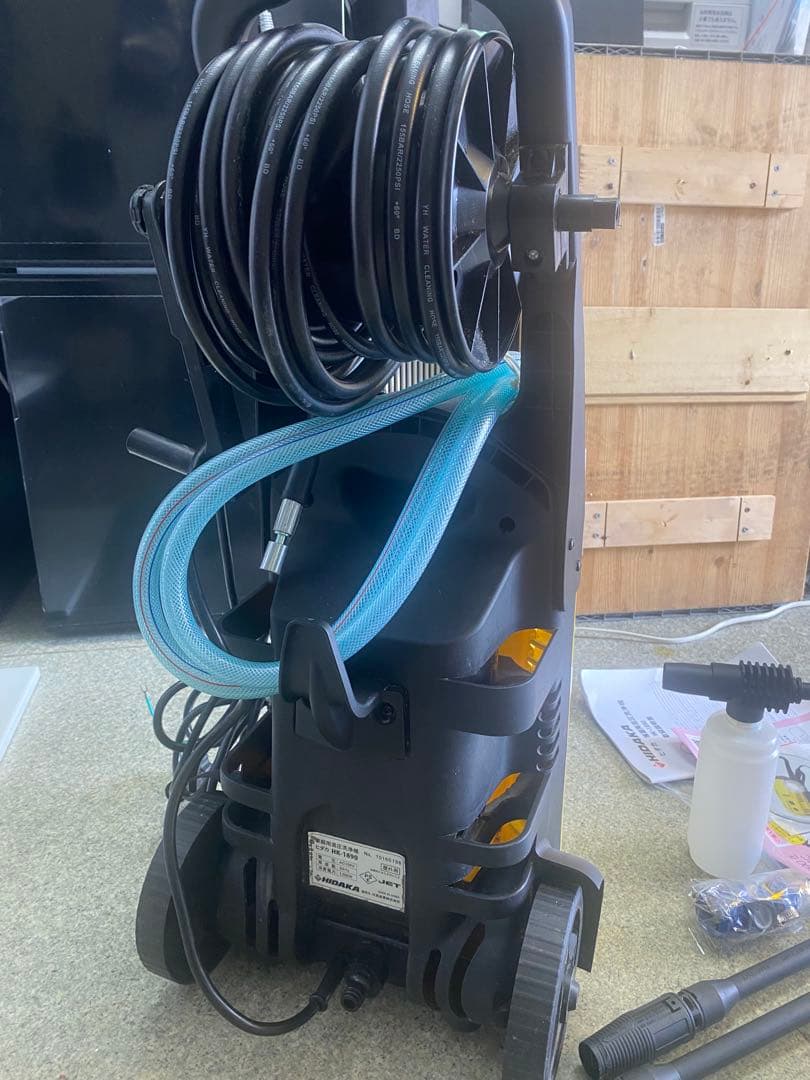 ヒダカHIDAKA 高圧洗浄機 HK-1890 東日本仕様50Hz 付属品セット
