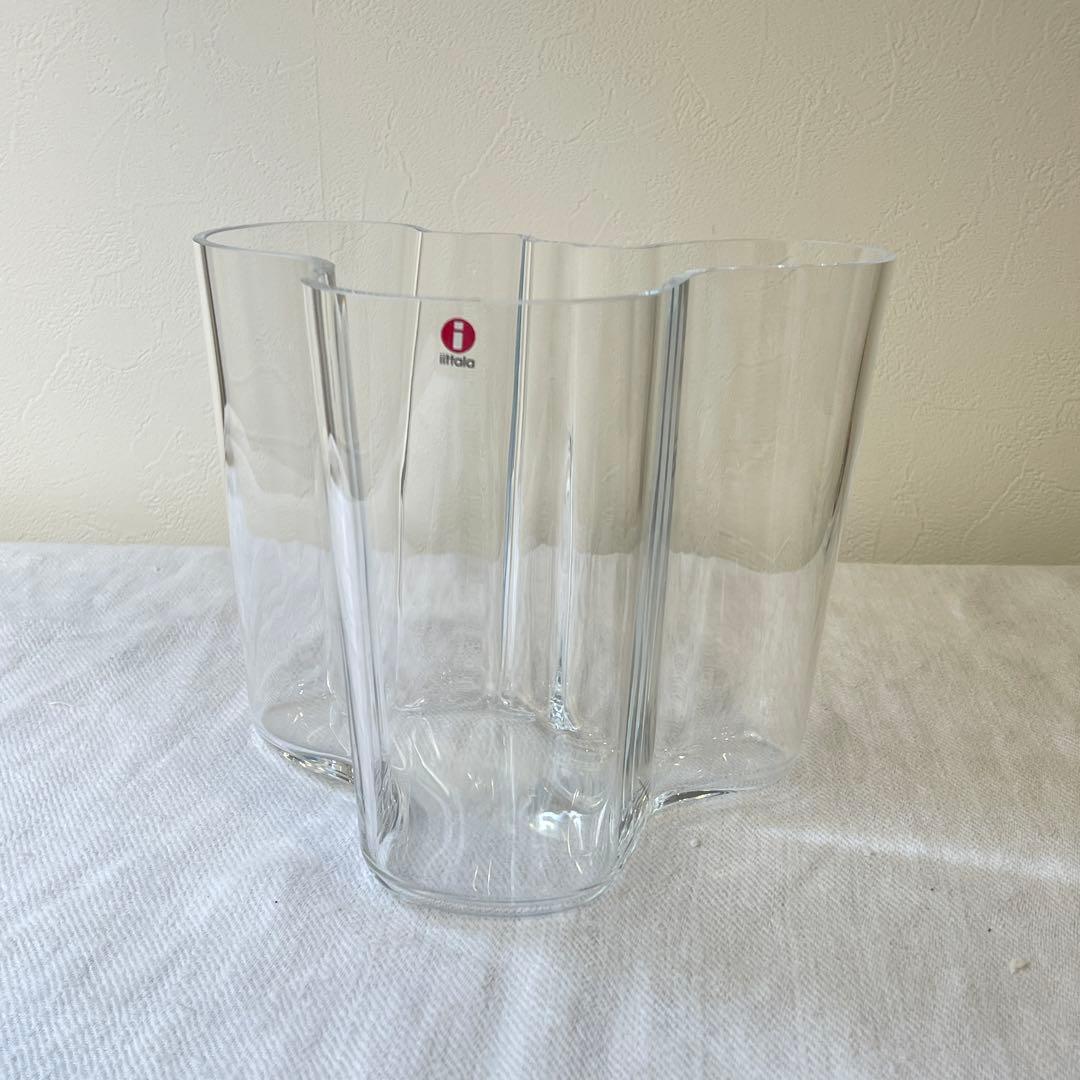  イッタラ アアルト フラワーベース 160mm クリア