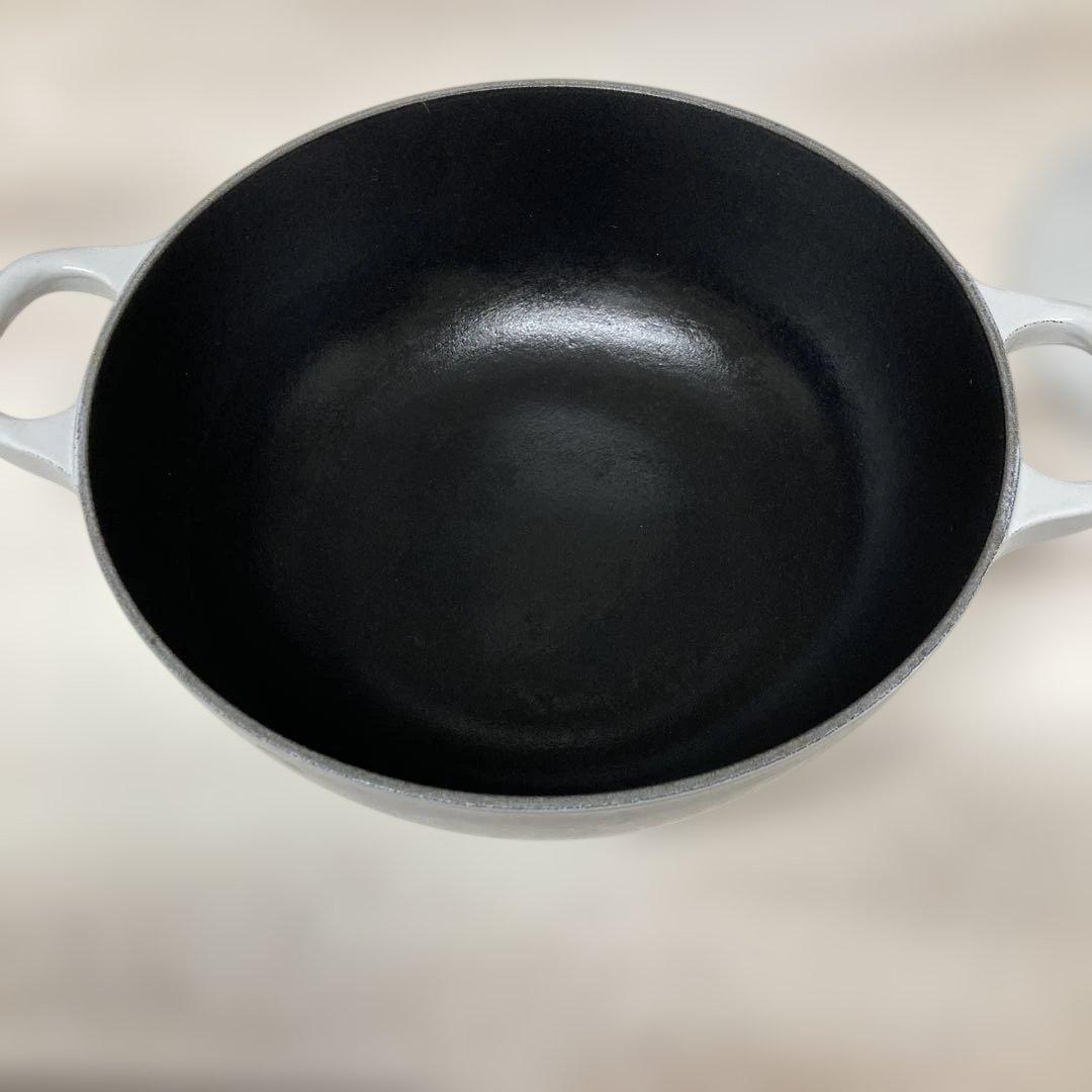 ル・クルーゼ　中黒マルミット　22cm 両手鍋