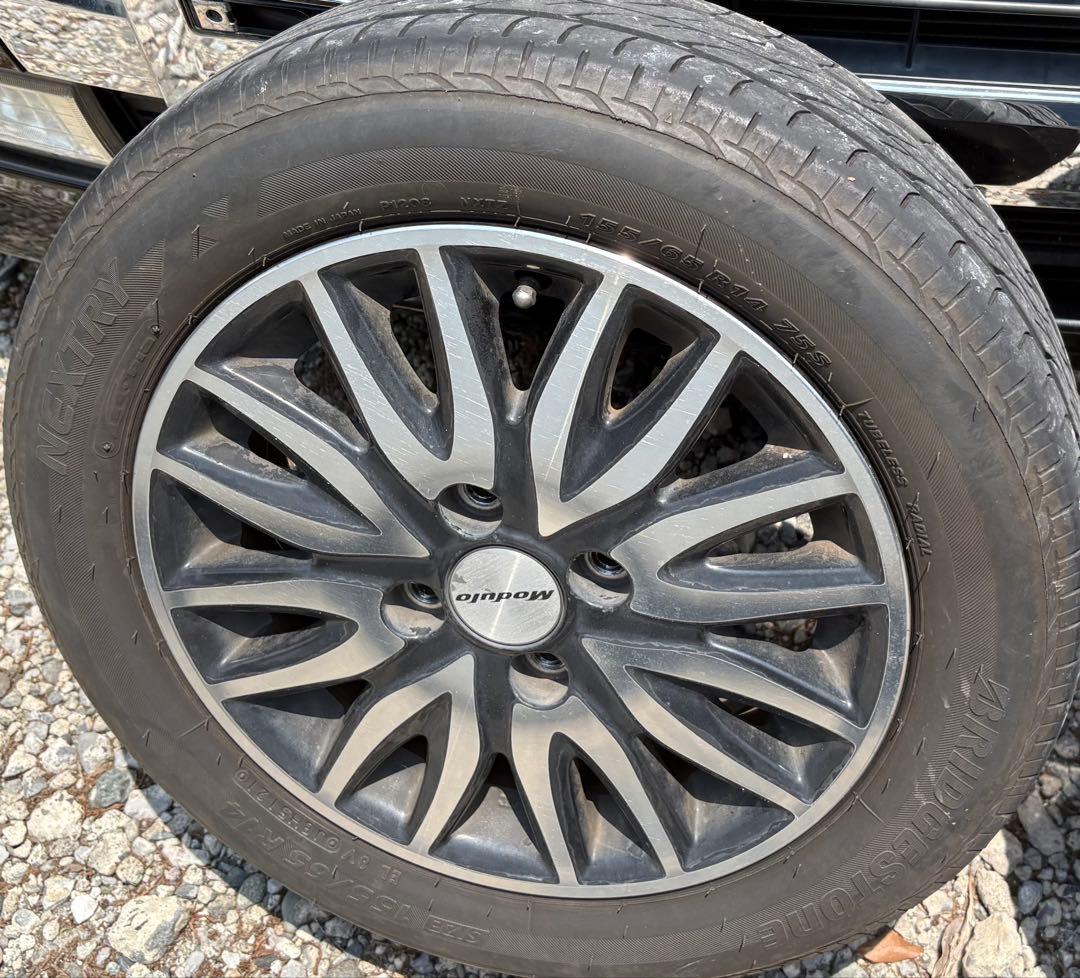 ホンダ　軽自動車用、 モデューロアルミ、155/65-R14 2本