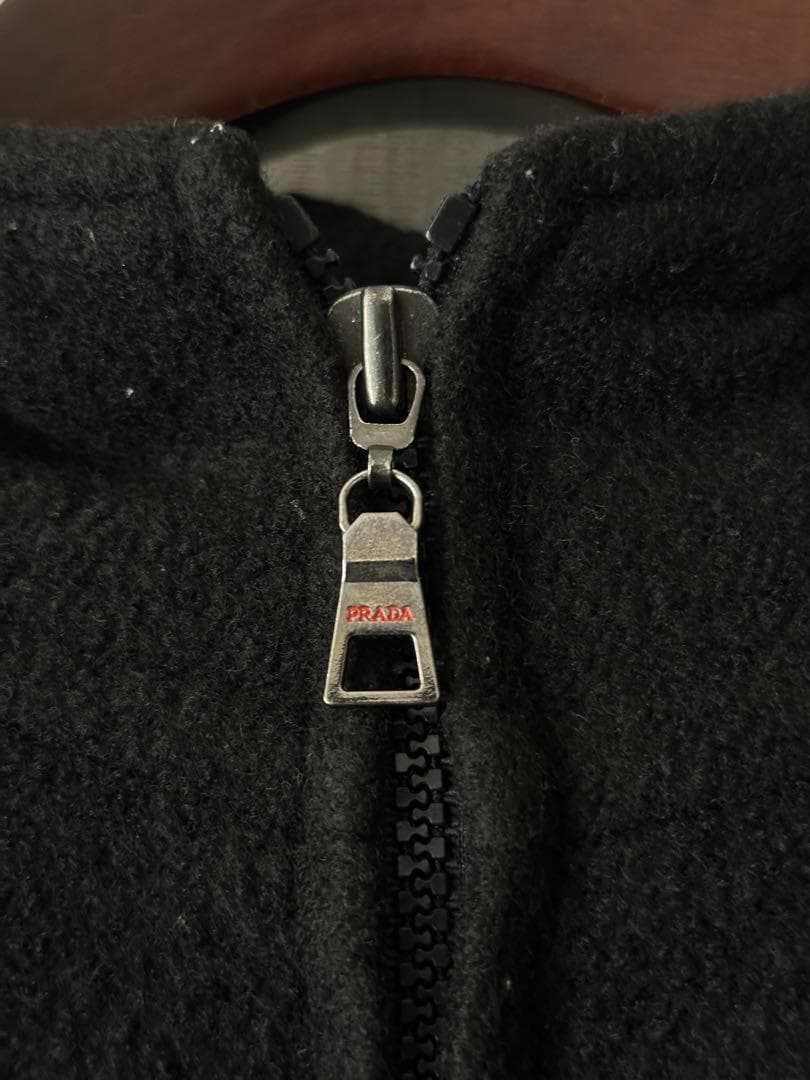 ジャケット・アウター Prada Sport Logo Long Hooded Coat