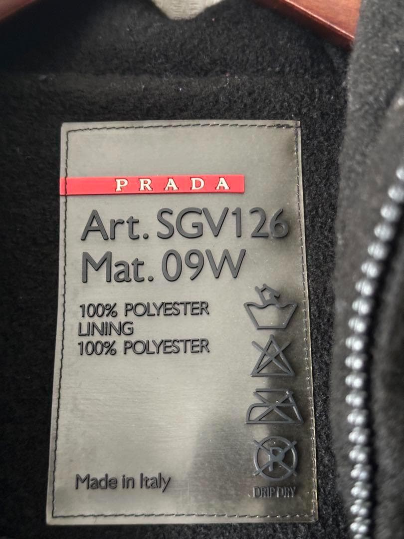 ジャケット・アウター Prada Sport Logo Long Hooded Coat