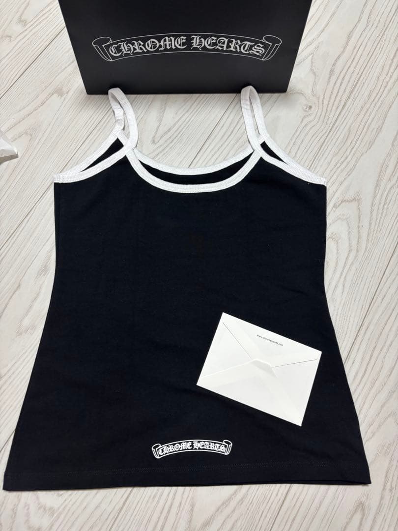 CHROME HEARTS クロムハーツ　ブラック　キャミソール　タンクトップ