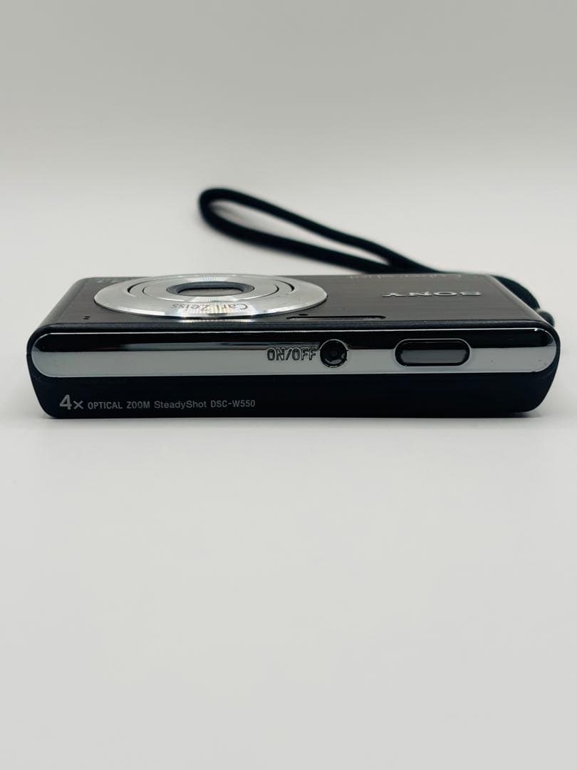 SONY Cyber-shot DSC-W550 黒 オールドコンデジ 動作品