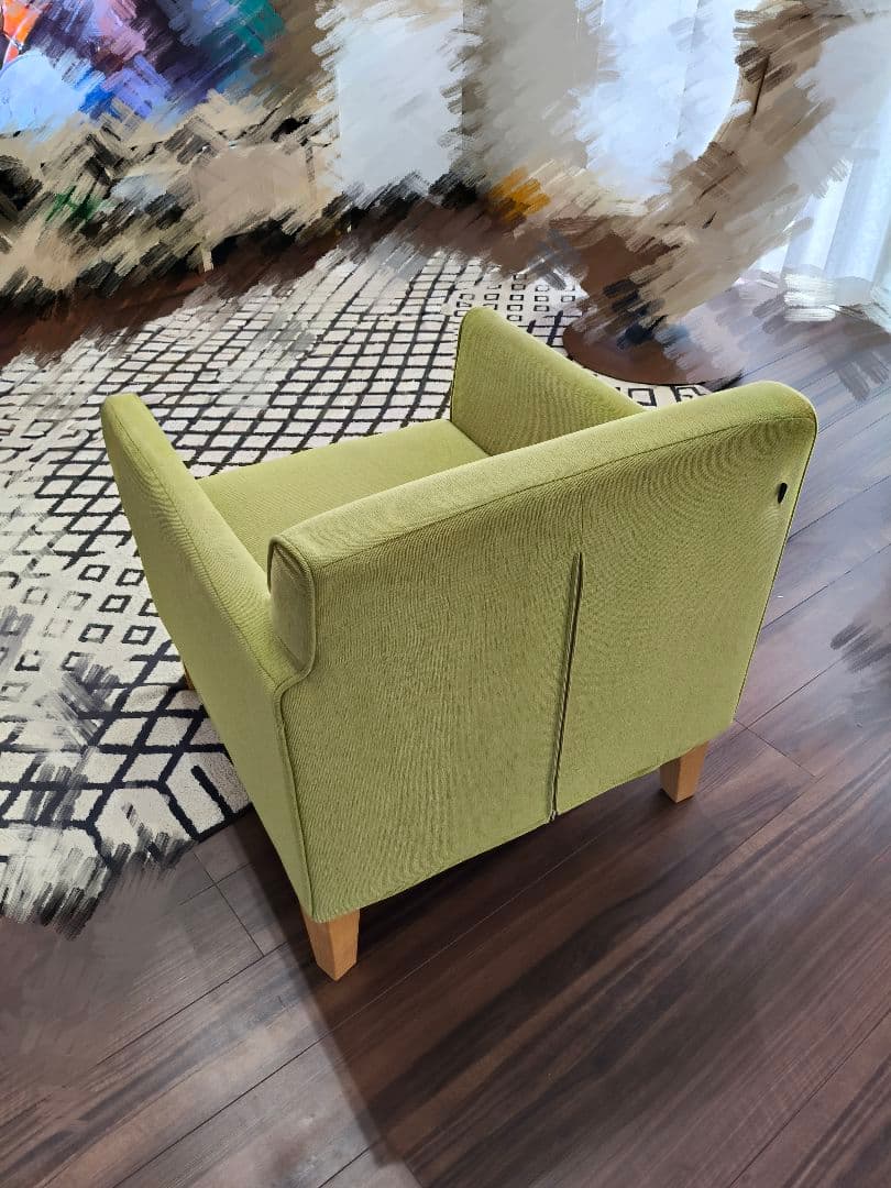 Noyes 1人掛け ソファ グリーン