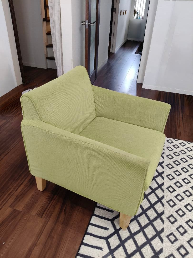 Noyes 1人掛け ソファ グリーン