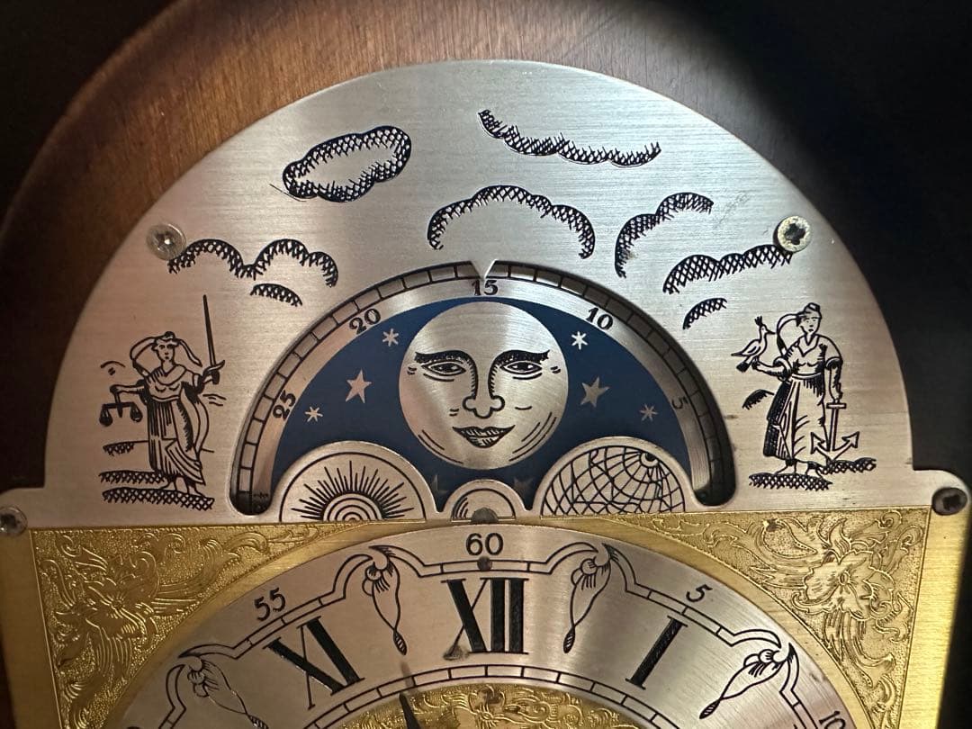 HERMLE 独製 アンティーク ウエストミンスター置き時計/ヘルムレ社