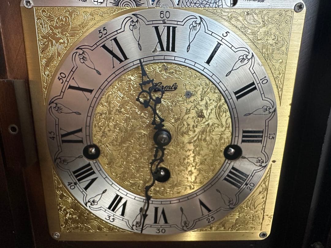 HERMLE 独製 アンティーク ウエストミンスター置き時計/ヘルムレ社