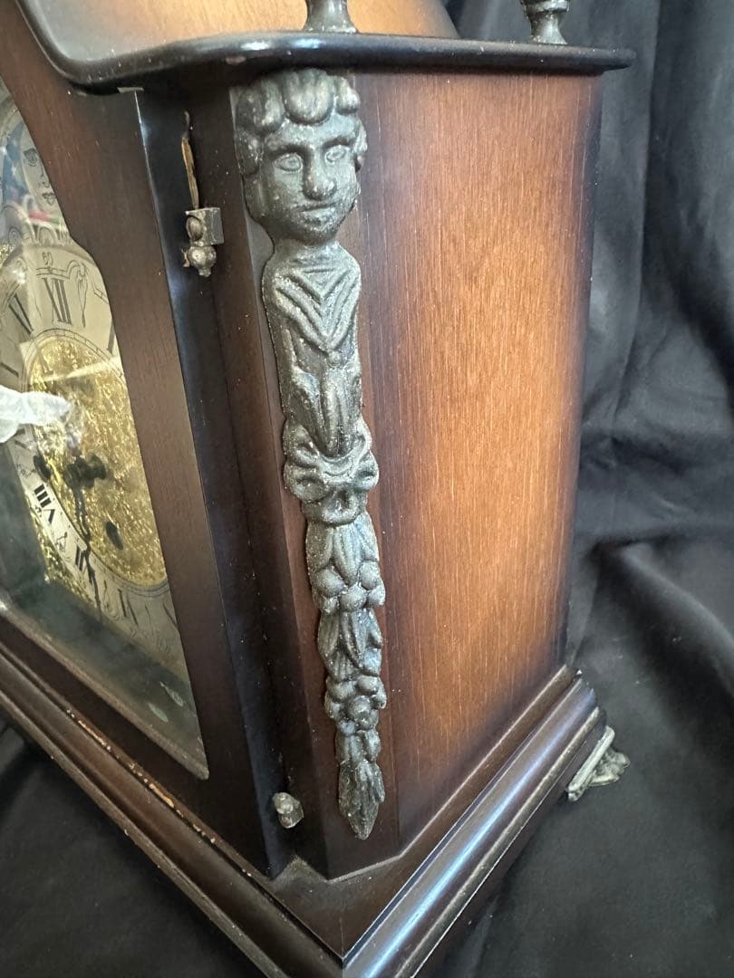 HERMLE 独製 アンティーク ウエストミンスター置き時計/ヘルムレ社