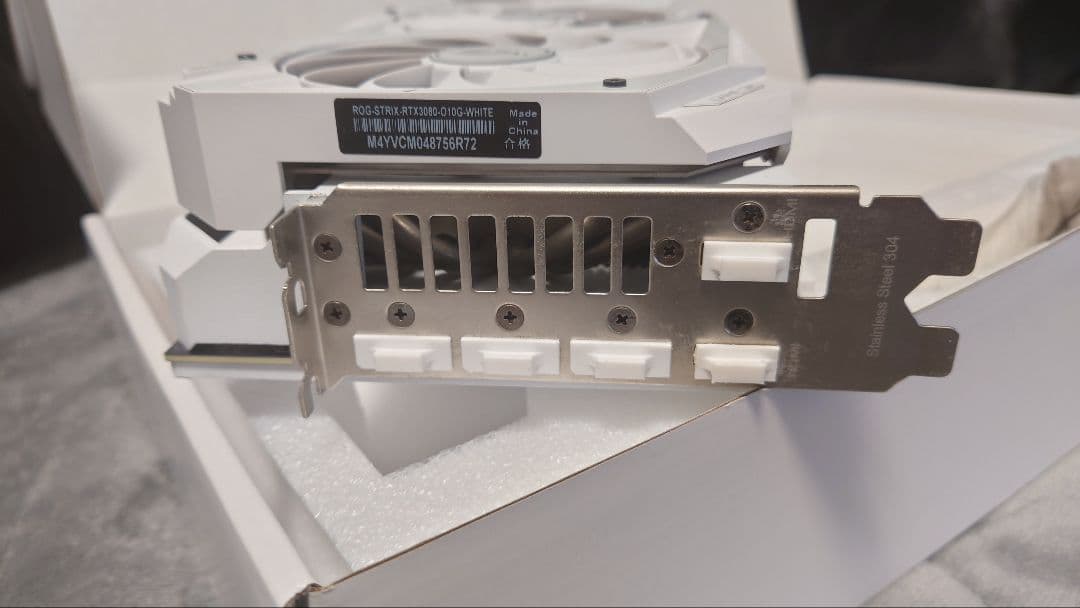 ASUS ROG STRIX GeForce RTX 3080 ホワイトED