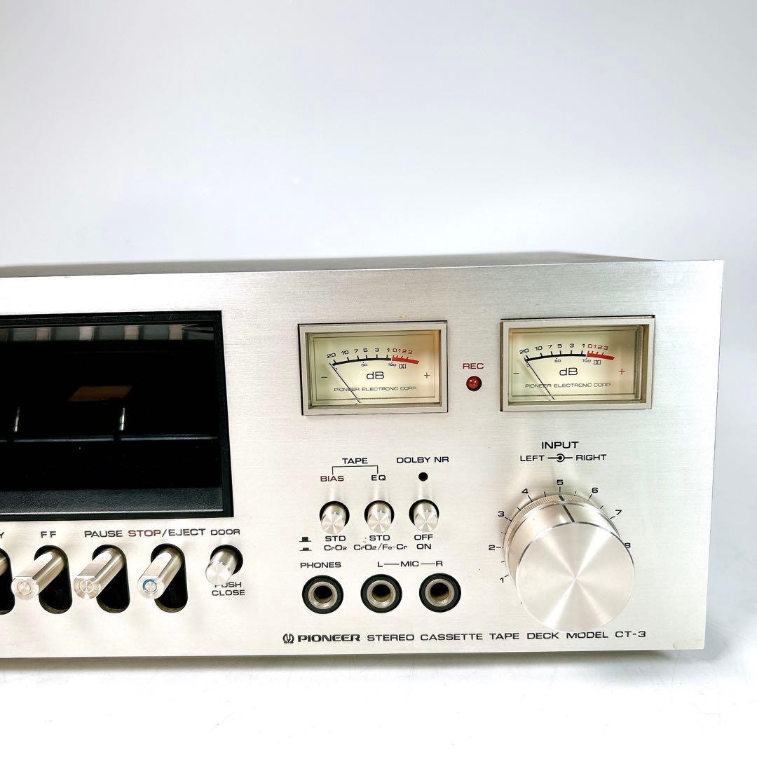 【希少】PIONEER カセットデッキ CT-3 一部動作確認済み