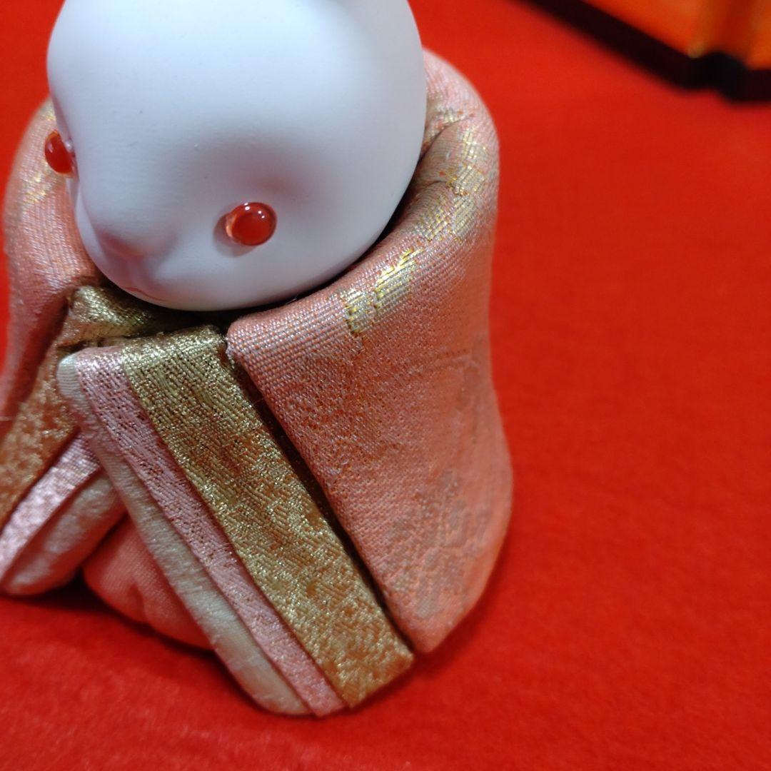 【雛蔵】うさぎ雛・金襴