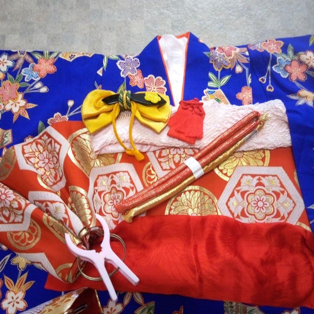 アンティーク【七五三7歳用】正絹振袖セット