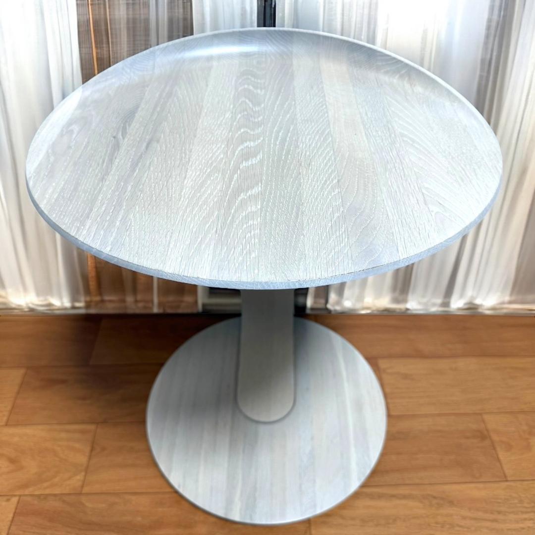 ☆美品 カリモク家具 TU0102 シアーホワイト サイドテーブル 高さ66cm