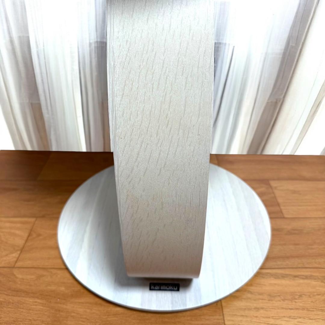 ☆美品 カリモク家具 TU0102 シアーホワイト サイドテーブル 高さ66cm