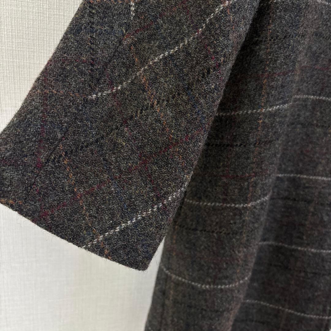 MARGARET HOWELL マーガレットハウエル ウール チェック コート