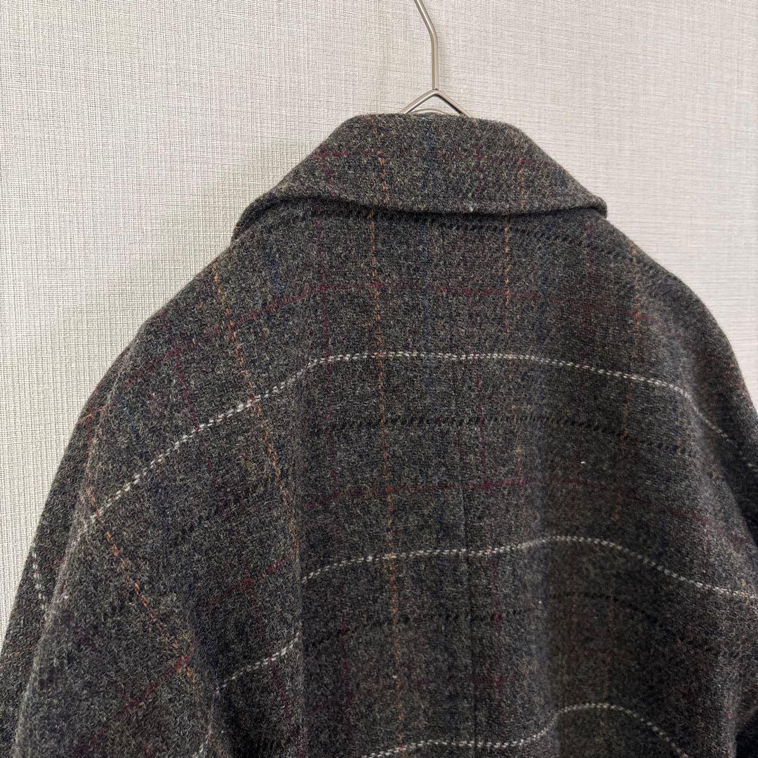 MARGARET HOWELL マーガレットハウエル ウール チェック コート