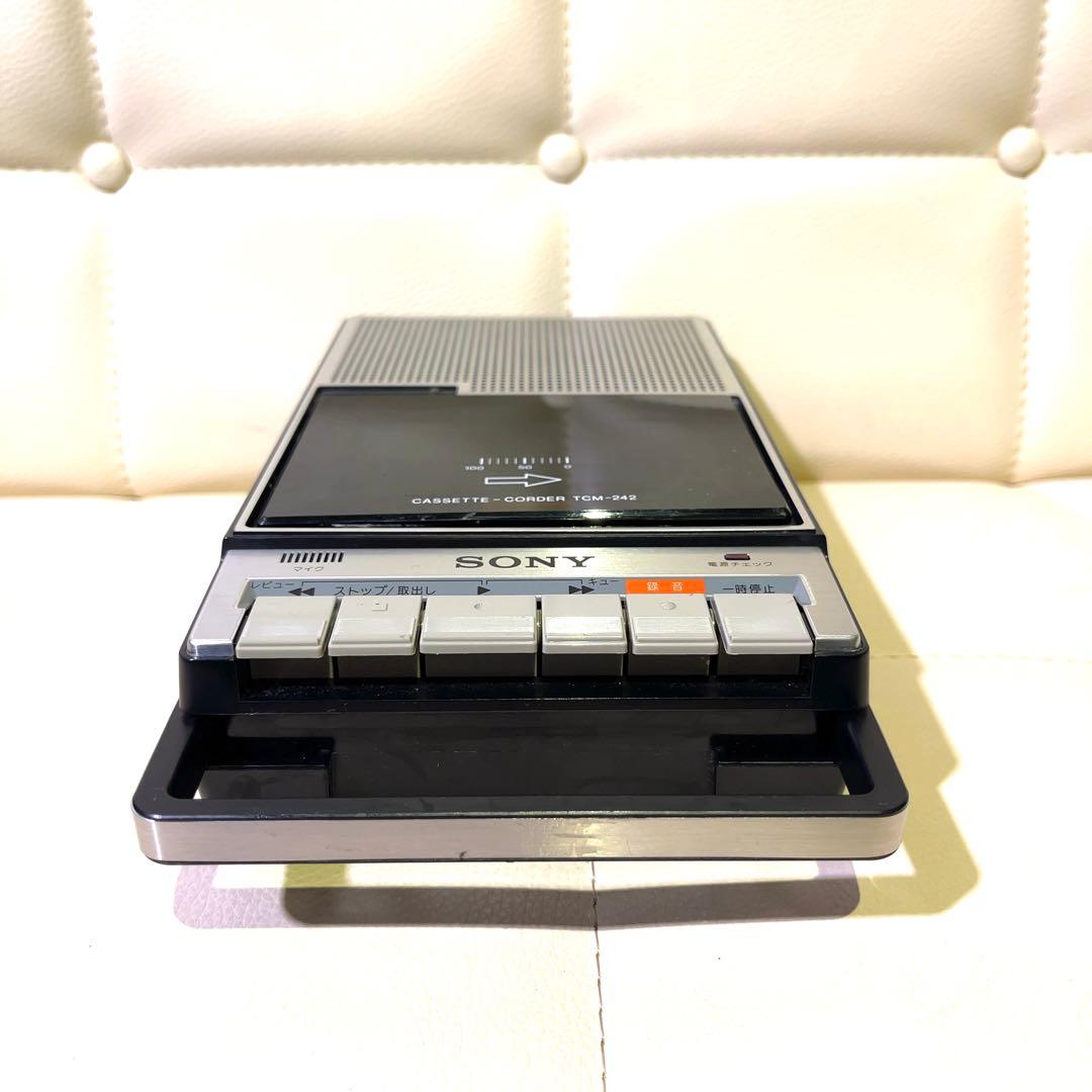 【稼働品】SONY カセットレコーダー TCM-242