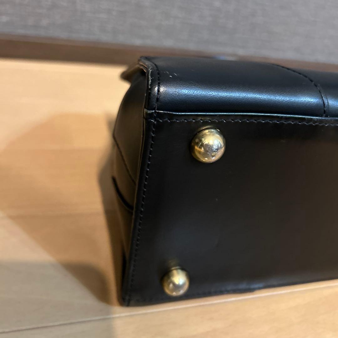 希少　廃盤　viviennewestwood ブラックレザー ハンドバッグ