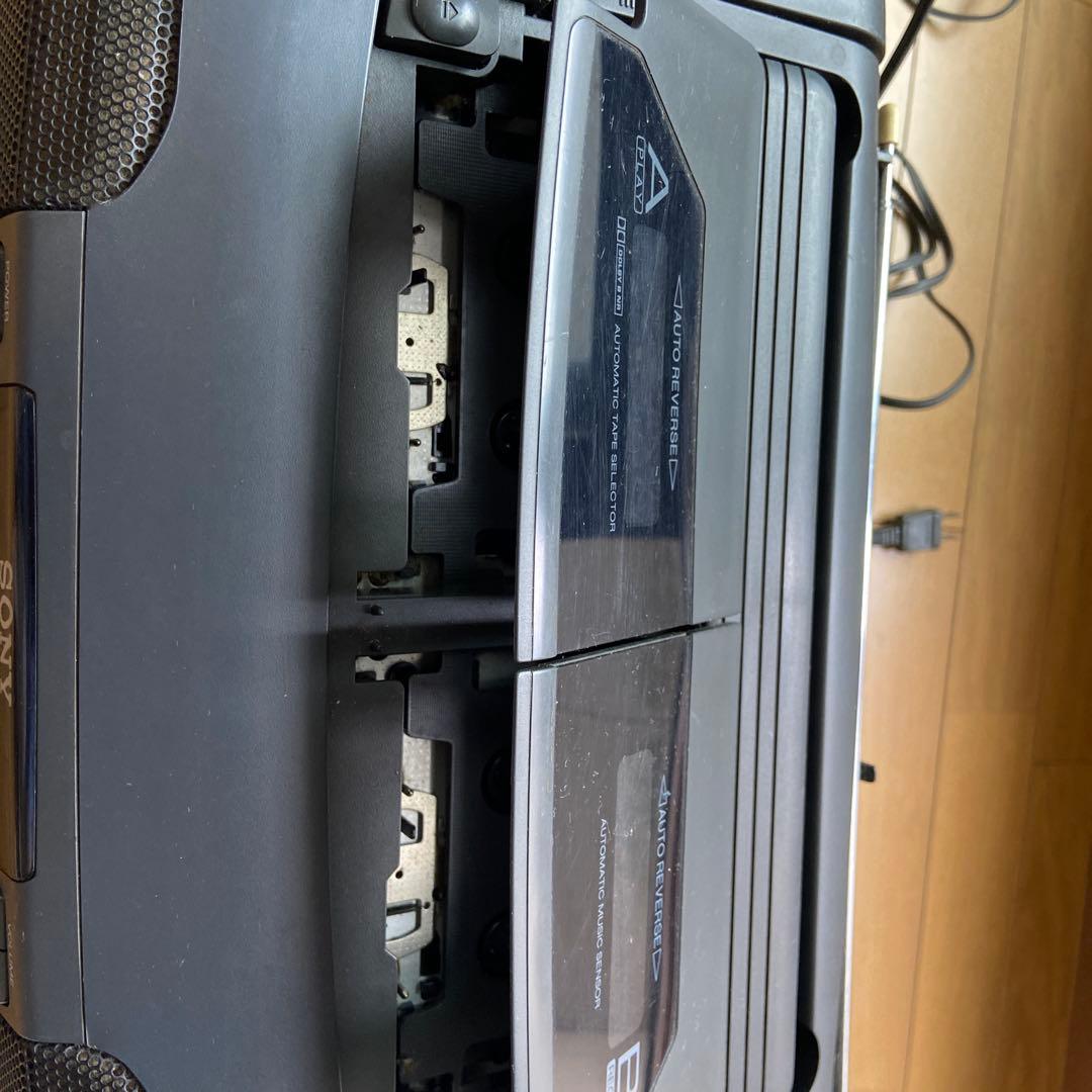 SONY ポータブル CD・MD・カセットデッキ取説有り　リモコンなし