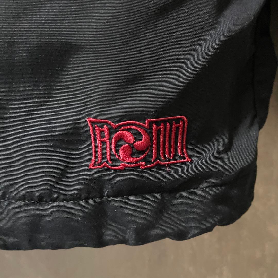 Burtonバートンスキーウェアスノーボードジャケット紺ネイビー灰色グレー刺繍