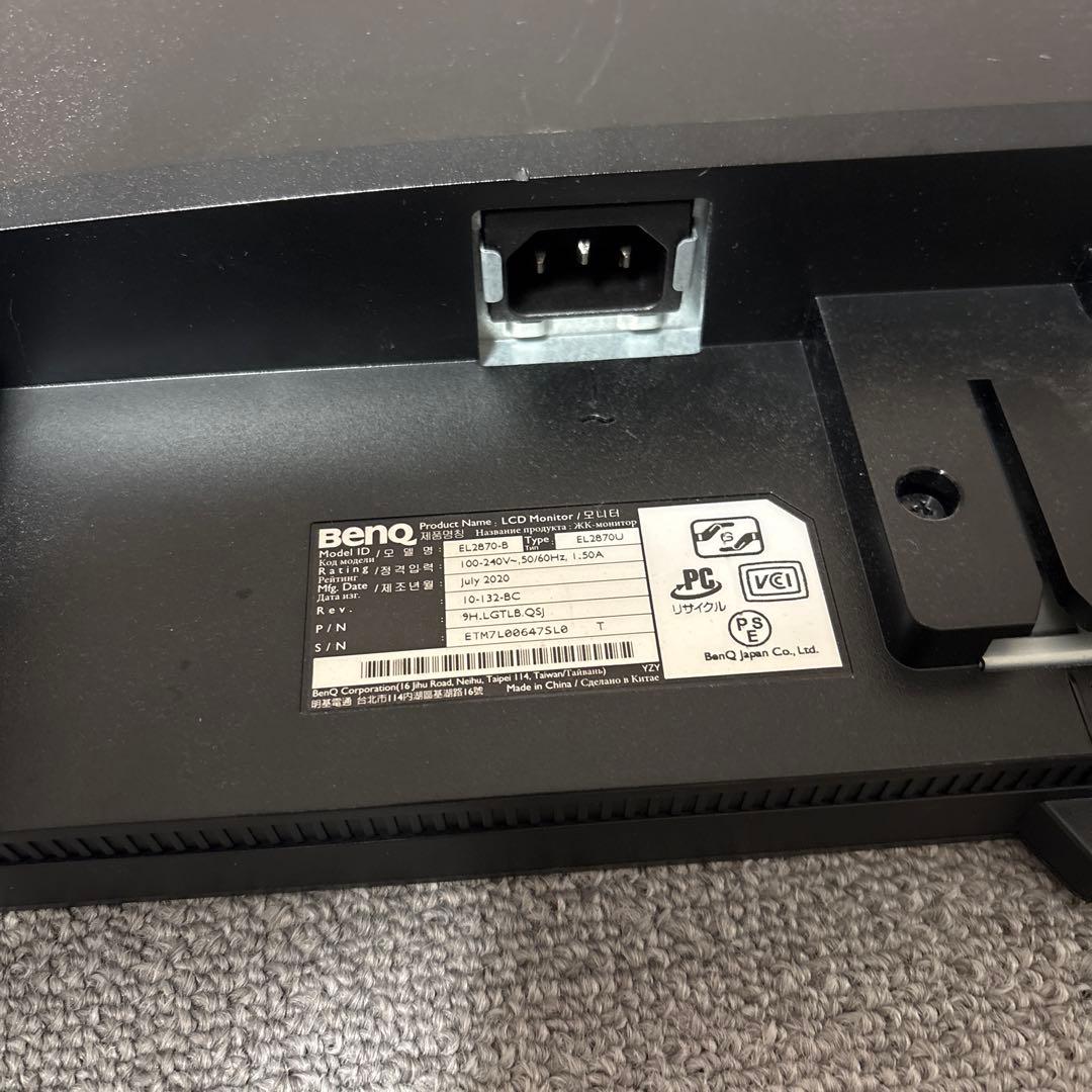 BenQ EL2870B 4kモニター