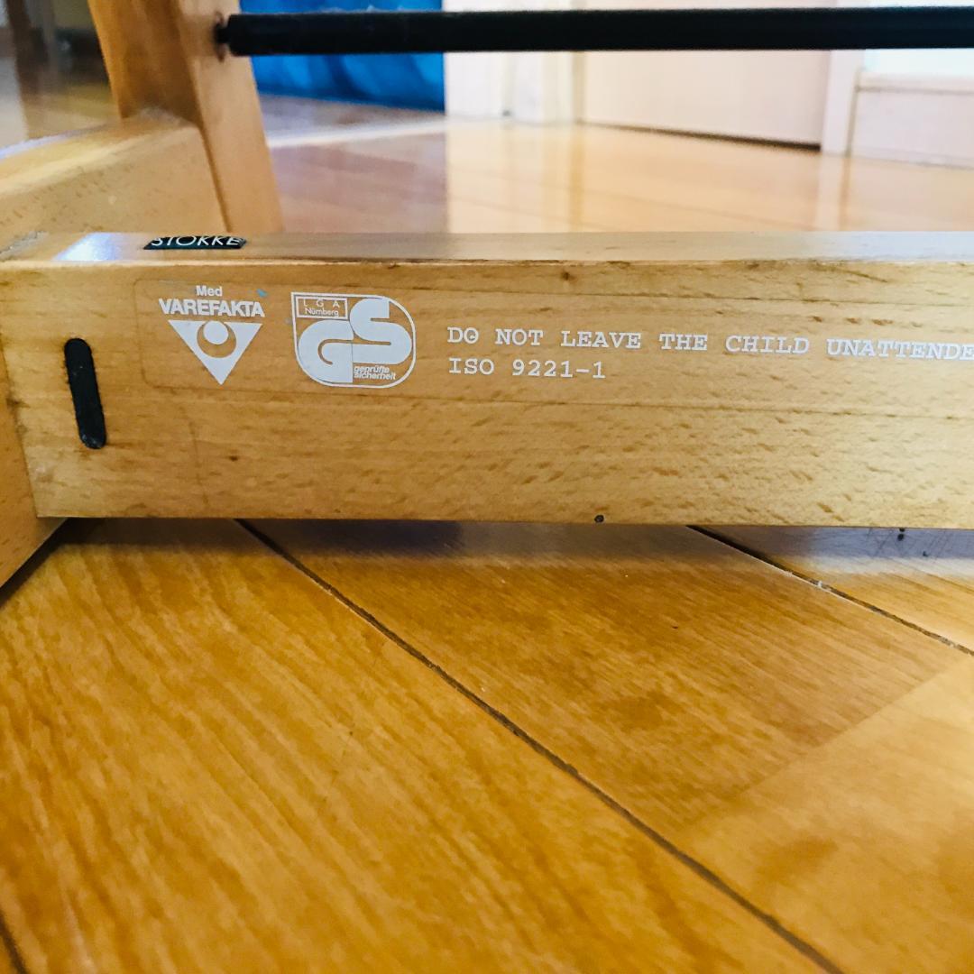 ２台　ストッケトリップトラップ　旧型　ベビーチェア　ハイチェア　シリアル無し