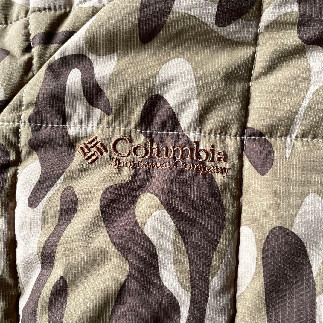 ジャケット・アウター Columbia hooded puffer jacket camo brown