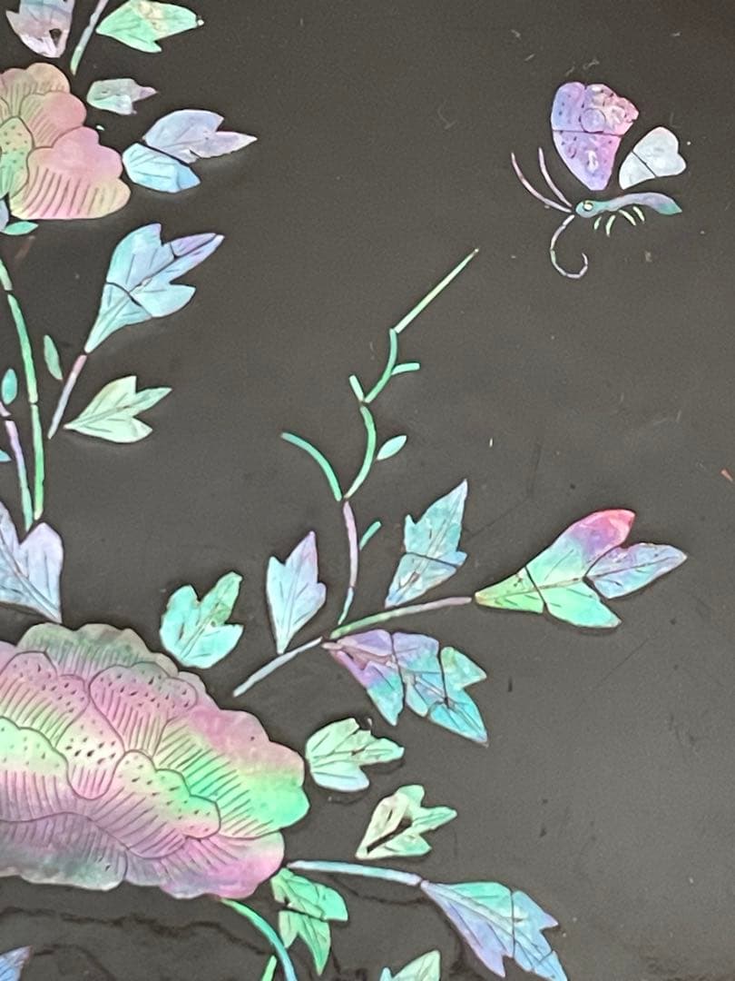 【古美術】李朝、螺鈿細工、漆箱、古民具、アンティーク