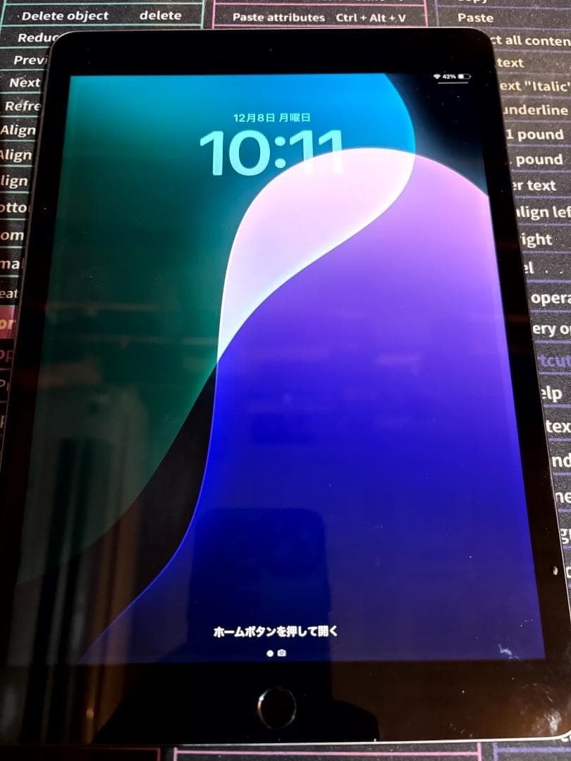 最新iOS26可能iPad (第8世代) 32GB スペースグレー