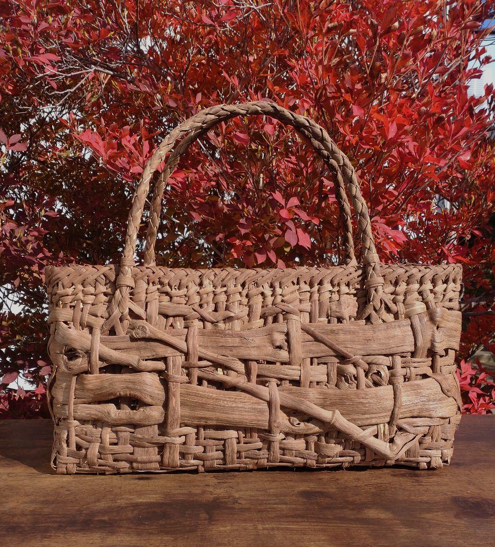 国産山葡萄かご