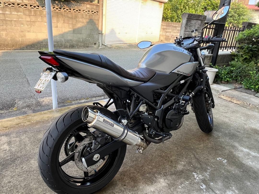 beams マフラー　sv650 sv650x