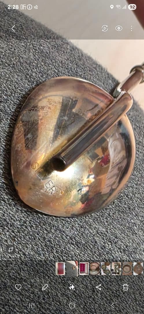 シルバー製スプーン6本セット