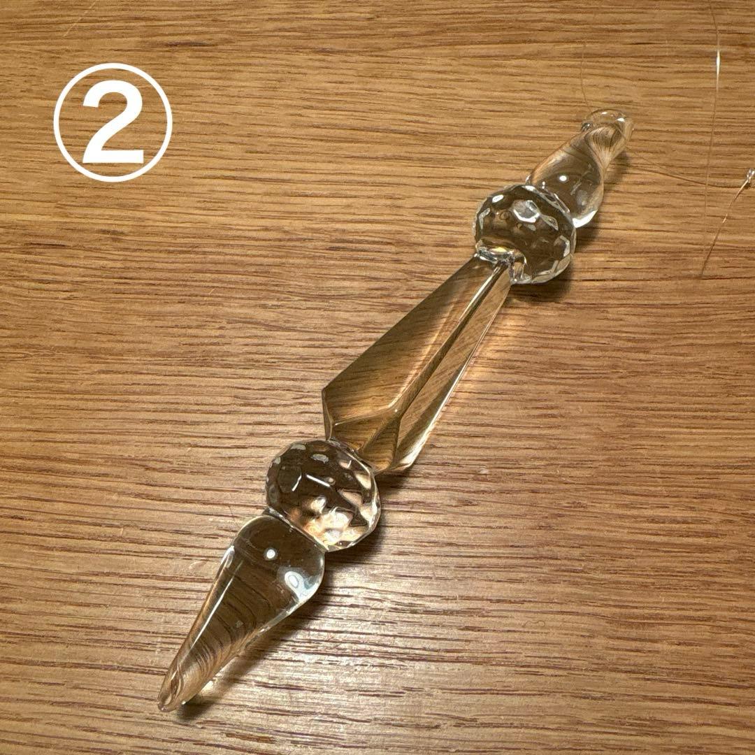 ヴィンテージ　コストコ　クリアガラスオーナメント　12個