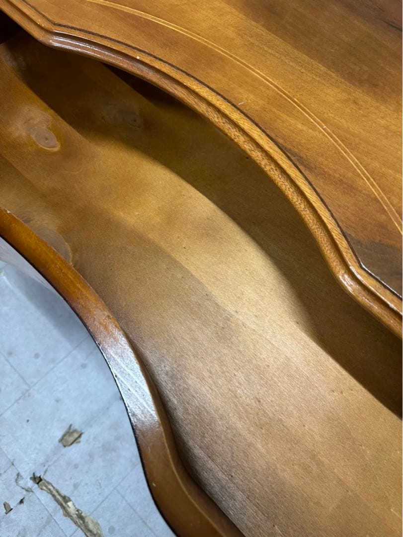 猫脚 象嵌チェスト 3段 ロココ調 タンス アンティーク風